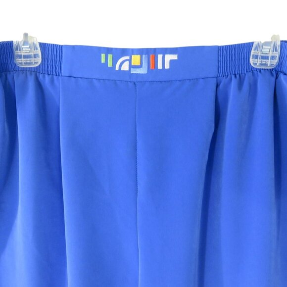 Vintage Brenda Goode Womens L Blue Elastic Waist Pull-On Pants Pockets Modest - Picture 15 of 16